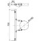 Vorschau: Sparrenbefestigung drehbar inkl. Wandhalterung 50-100 mm - doppelwandig - Reuter DW-Systeme
