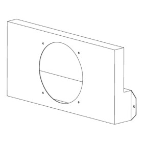 Leda - Verbrennungsluft-Anschlusskasten für VIDA 55/ 78 F und SERA F, ES, PS, US Kaminzubehör