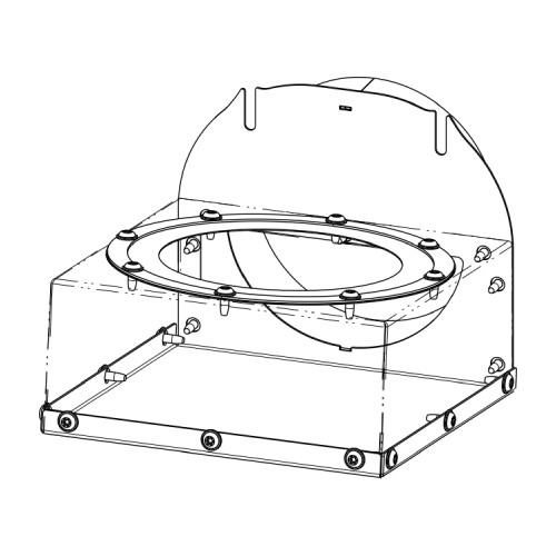 Austroflamm - Dexter 2.0 Zuluftadapter AH komplett Kaminzubehör