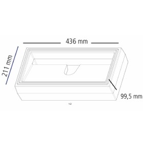 Leda - Set Speichermodule für ANTIGUA H, (7 Stück), Gewicht: 7 kg / Stück Kaminzubehör