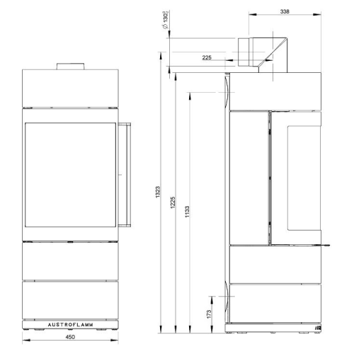 Austroflamm Lux Kaminofen 7 kW