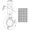 Vorschau: Wandrosette mit Hinterlüftung, 15°, 30°, 45° 12 cm breit - doppelwandig - Reuter DW-Systeme