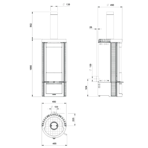 La Nordica Marlena 5.0 Kaminofen 7,5 kW