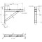 Vorschau: Wandstütze & Querträger Typ I 350 mm - doppelwandig - Jeremias DW-WHITE