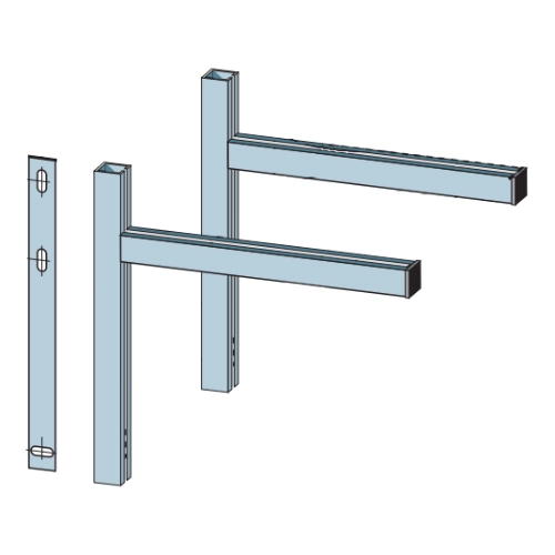 Wandkonsole Typ 1120 - doppelwandig - Raab DW-Systeme