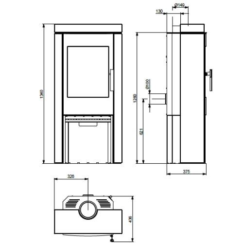 Haas und Sohn HASVIK HSC Kaminofen 6 kW