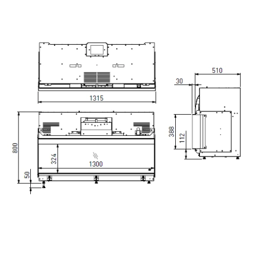 DRU Virtuo 130 Evolve Elektrokamin