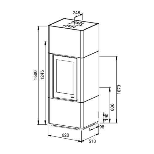 Lotus Beto 700 Kaminofen 6 kW