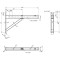 Vorschau: Wandstütze & Querträger Typ II 500 mm - doppelwandig - Jeremias DW-WHITE