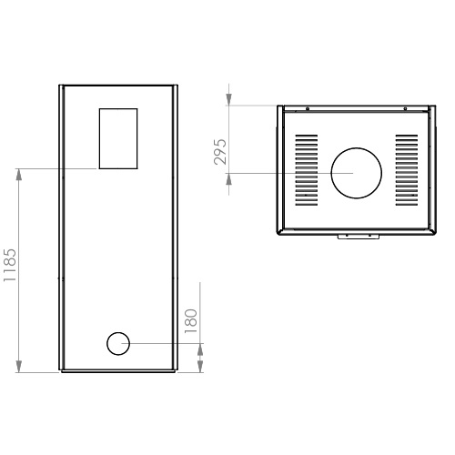 A. Caminetti Scandinavian 65 S WH Kaminofen 9 kW