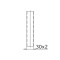 Vorschau: Verlängerungsrohr 30 x 30 mm für DWECO20 L = 500 mm - doppelwandig - Jeremias DW-BLACK