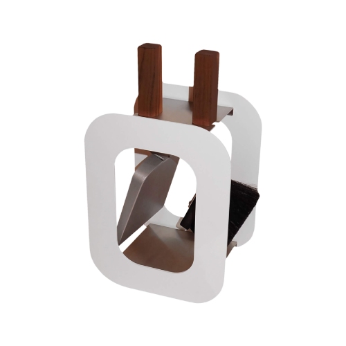 Lienbacher - Kaminbesteck Cube 2-teilig, Weiß Kaminzubehör