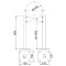 Vorschau: Verlängerungsrohr für statischen Wandhalter 860 mm - doppelwandig - Reuter DW-Systeme