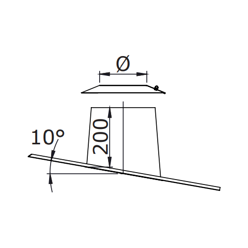 Dachdurchführung 5-15° mit Elastomerrand schwarz und Wetterkragen - doppelwandig - Jeremias DW-WHITE