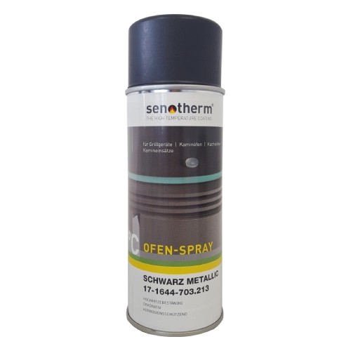 Ofenrohr - Senotherm Spraydose - schwarz metallic - Tecnovis TEC-Stahl