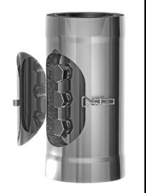 Prüföffnung mit Deckel halbrund mit 3 Messstützen - doppelwandig - Schräder Future DW
