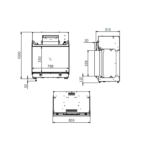 DRU Virtuo 75 Evolve Elektrokamin