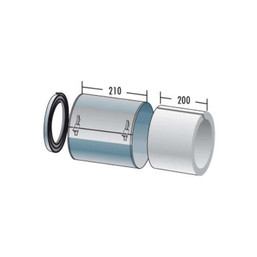 V-Set DW-Alkon Verbindungsset - doppelwandig - Raab DW-Alkon