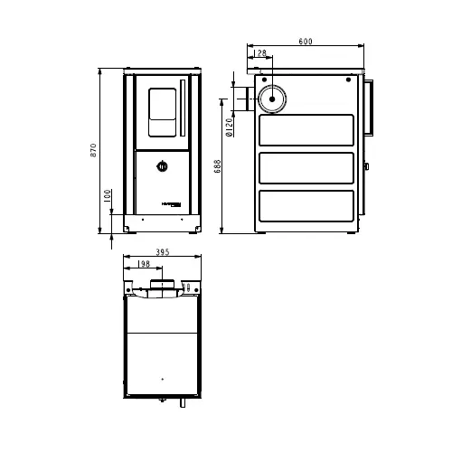 Haas und Sohn HSH.l 40-C Holzherd 6 kW