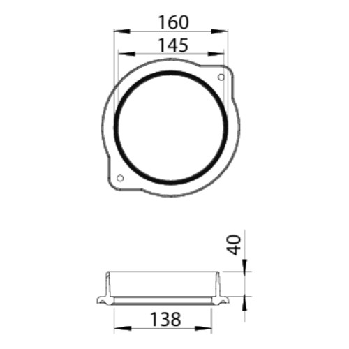 Leda - Heizgasstutzen Ø 160 mm Kaminzubehör