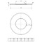 Vorschau: Ofenrohr - Wandrosette groß 85 mm gussgrau - Tecnovis TEC-Stahl