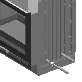 Leda - Trage-/ Transportgriffe für VIDA 55/ 78 F/ DS und Sera F/DS/ES Kaminzubehör