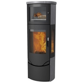 Lotus Prio 7M Indian Night Kaminofen 6 kW mit Backfach