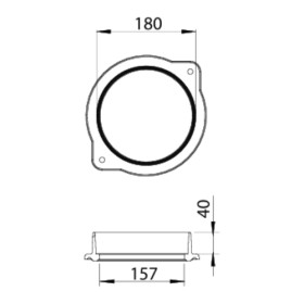 Leda - Heizgasstutzen Ø 180 mm Kaminzubehör